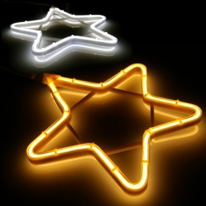 24V 네온플렉스 별 STAR1 소300 눈꽃 별네온사인 크리스마스 조명 전구