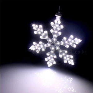 LED 눈결정 스노우 M220A 크리스마스 눈꽃조명 트리